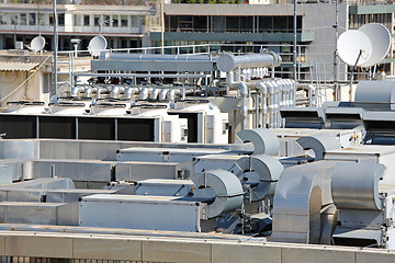 Image showing Air Conditioner Rooftop