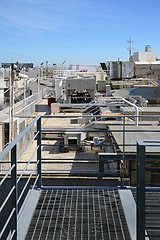 Image showing Air Conditioner at Roof