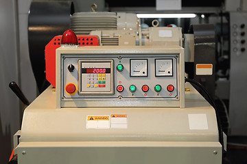 Image showing Machine Control Panel