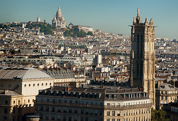 Image showing Panoramic view of Paris