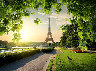 Image showing Jardins du Trocadero