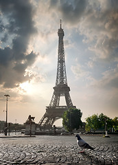 Image showing Overcast in Paris