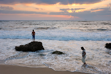 Image showing Mediterranean Coast Israel