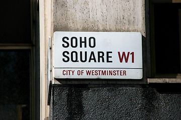 Image showing Soho in London