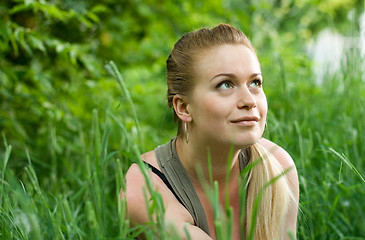 Image showing woman in the park