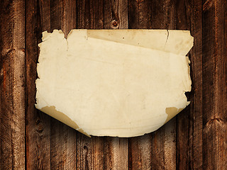 Image showing wooden background