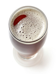 Image showing glass of beer