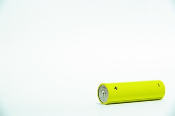Image showing battery yellow
