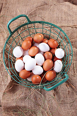 Image showing fresh eggs