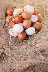 Image showing fresh eggs