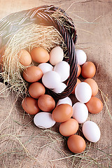 Image showing fresh eggs