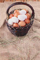 Image showing fresh eggs