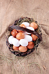 Image showing fresh eggs