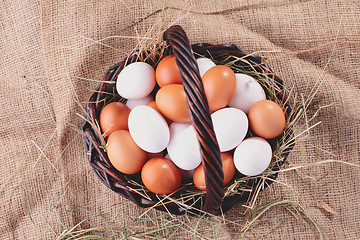 Image showing fresh eggs