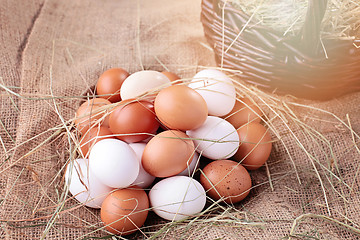 Image showing fresh eggs