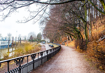 Image showing Walkway in Blankenese, Hamburg