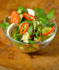 Image showing Tasty fresh salad