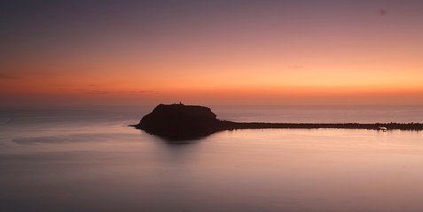 Image showing Barrenjoey, Pittwater and Palm Beach scenic sunrise