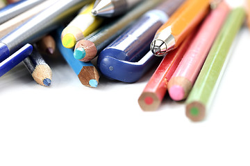 Image showing Close-up pencil.