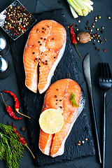 Image showing fresh salmon