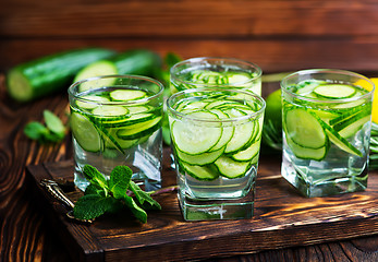 Image showing cucumber drink