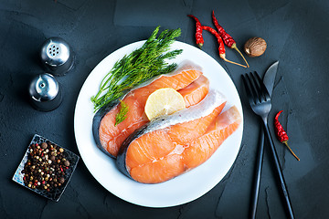 Image showing fresh salmon