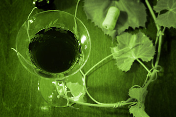 Image showing Red wine