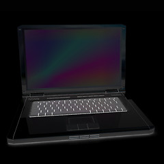 Image showing Laptop computer. 3d render