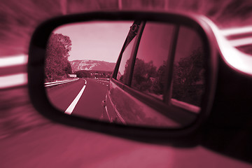 Image showing Car mirror