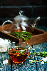 Image showing rosemary tea