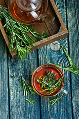 Image showing rosemary tea