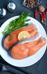 Image showing fresh salmon