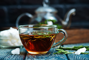 Image showing rosemary tea