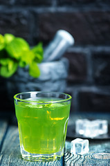 Image showing mint drink