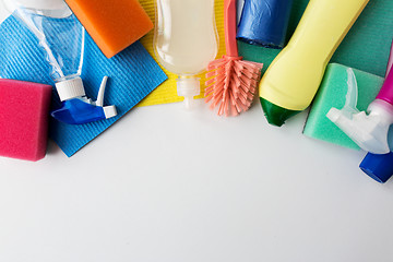 Image showing cleaning stuff on white background