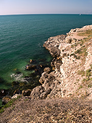 Image showing Sea Landscape of Rocky Beach