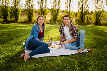 Image showing Just us and a picnic