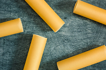 Image showing The dry Italian pasta