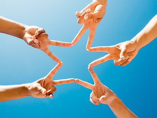 Image showing Star fingers