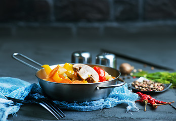 Image showing baked vegetables