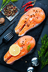 Image showing fresh salmon