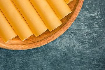 Image showing The dry Italian pasta