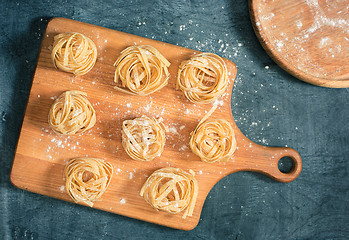 Image showing The dry Italian pasta