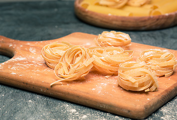 Image showing The dry Italian pasta