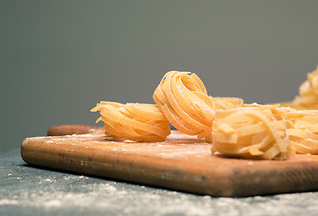 Image showing The dry Italian pasta