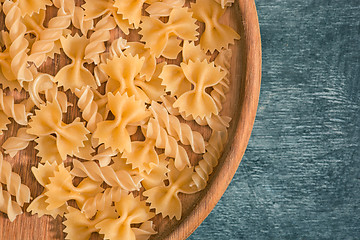 Image showing The dry Italian pasta