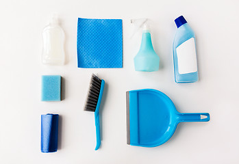 Image showing cleaning stuff on white background