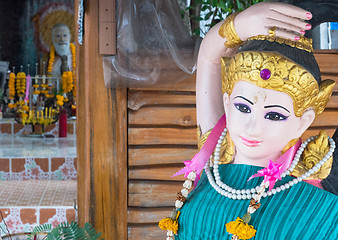 Image showing Temple figures in Thailand