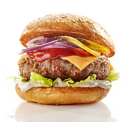 Image showing fresh tasty burger