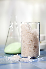 Image showing bottles of bath salts